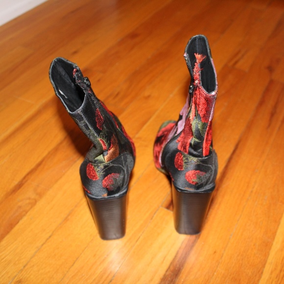 Jeffrey Campbell Floral Boots - 8 - Picture 3 of 5